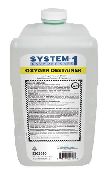 System-1 oxygen destainer  – Détachant à base de peroxide d’hydrogène pour lessive